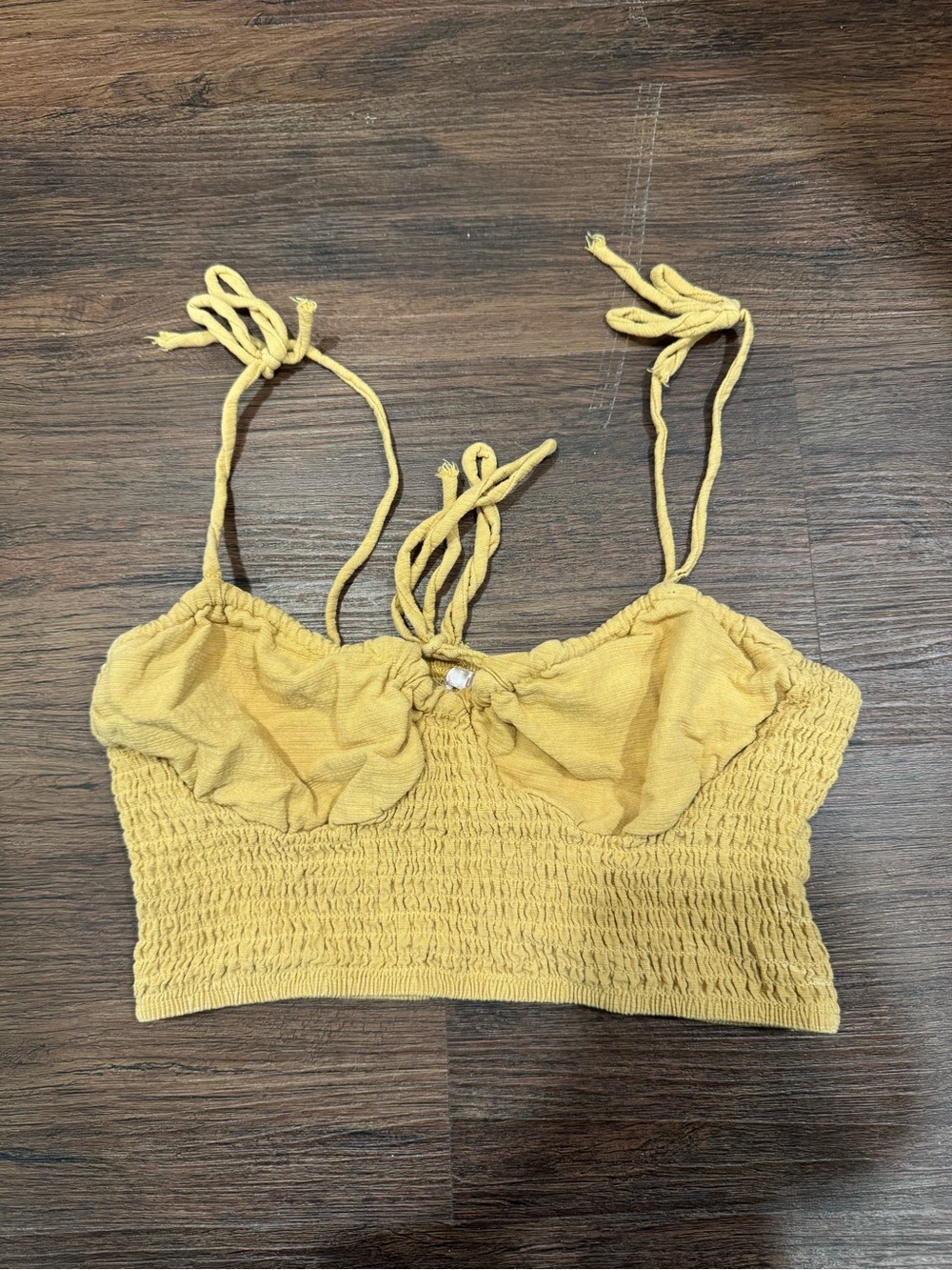 Pacsun Yellow Crop Top